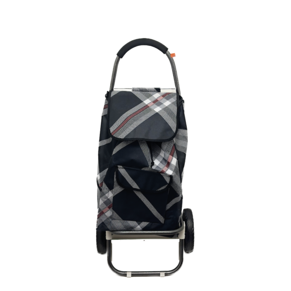 Chariot de courses 45L - Noir, blanc