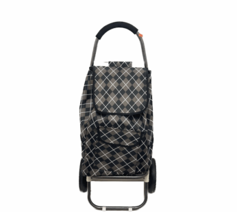 Chariot de courses 45L – Beige, noir