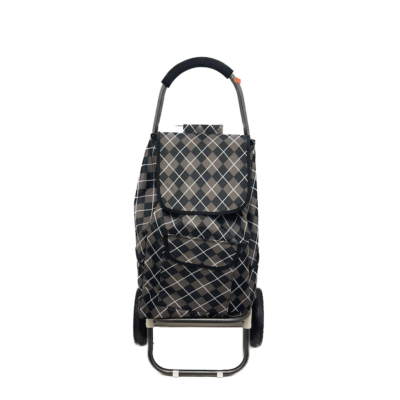 Chariot de courses 45L - Beige, noir