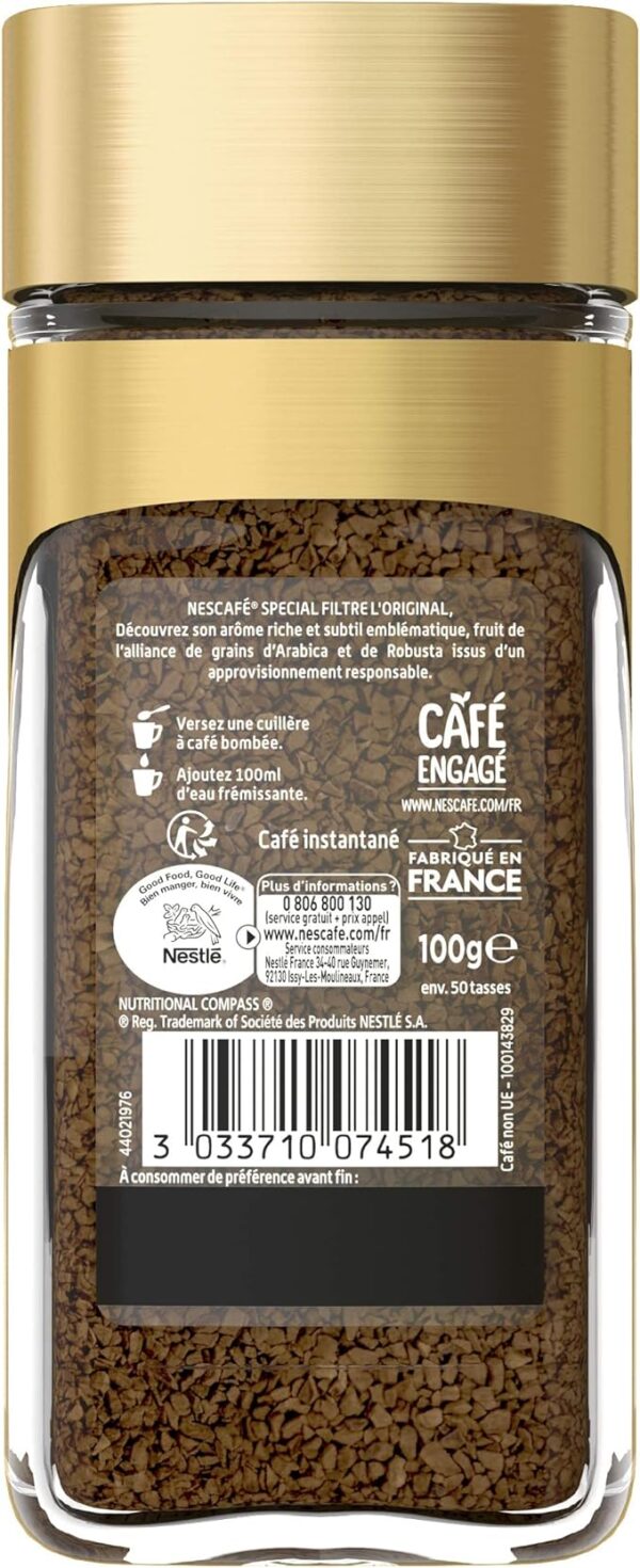 Nescafé Spécial filtre L'Originial café soluble - 200g – Image 2