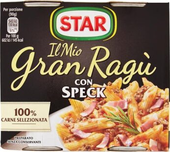 Gran ragù Star Speck Sauce italienne – 2×180 g