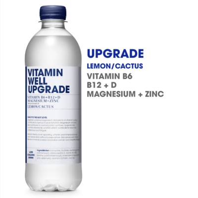 Vitamin Well Upgrade · Eau vitaminée · Citron&Cactus 500ml