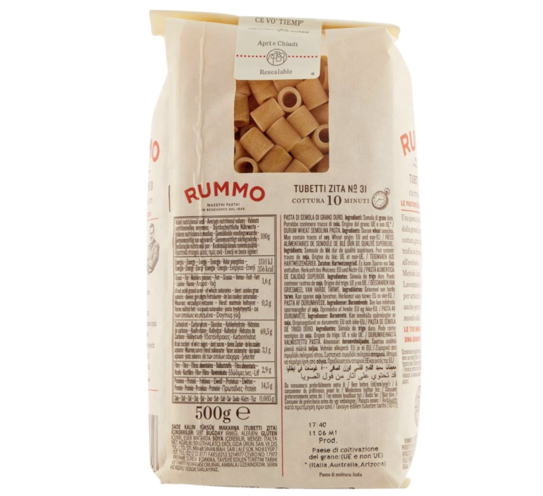 RUMMO Pâtes Tubetti Zita N°31 - 500 g