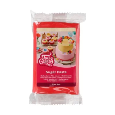 Pâte à sucre FunCakes "Fire Red" 250g