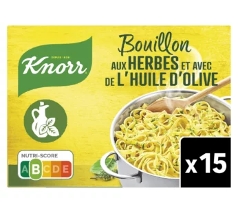 Bouillon cube herbes et huile d’olive KNORR – 150g