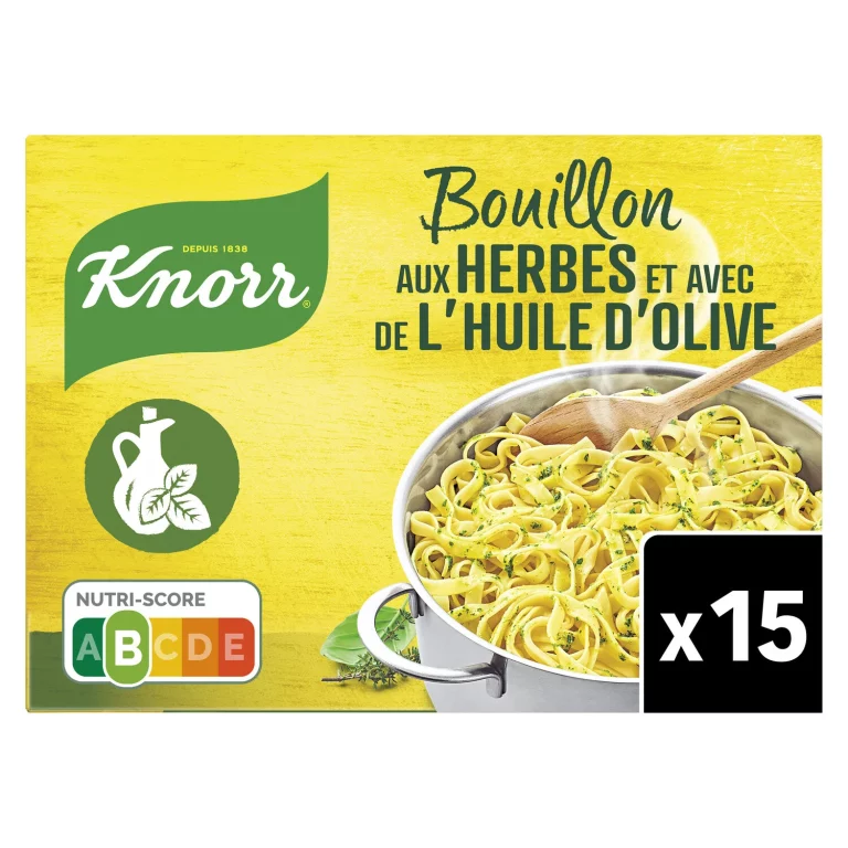 Bouillon cube herbes et huile d'olive KNORR - 150g
