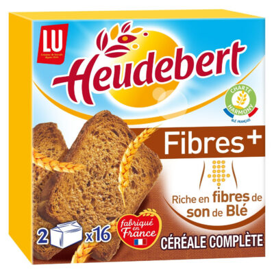 LU Biscottes Fibres + Heudebert - 300g