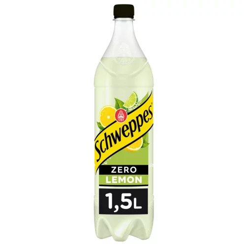 SCHWEPPES Soda Zero saveur Citron - 1,5l