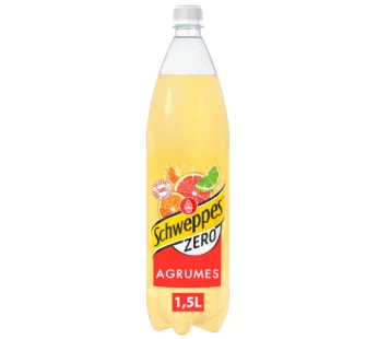 SCHWEPPES Soda Zero saveur Agrumes – 1,5l
