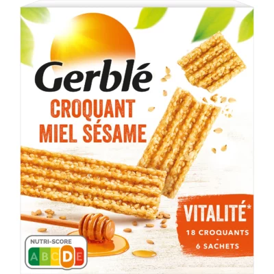 Gerblé Biscuit croquant miel sésame - 162g