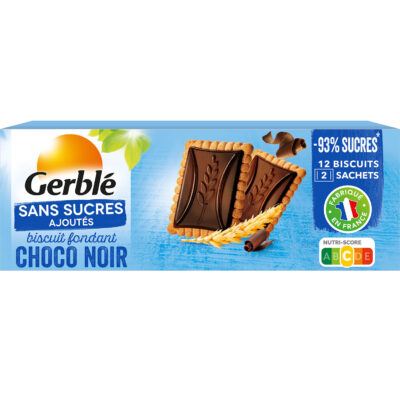Gerblé Biscuit fondant chocolat noir sans sucres - 126g