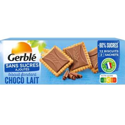 Gerblé Biscuit chocolat lait sans sucres - 126g