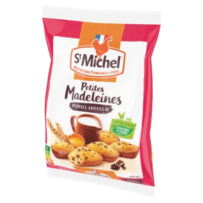 St-Michel Madeleines aux pépites de chocolat - 400g