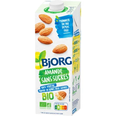 Bjorg lait d'amande sans sucre - 1L