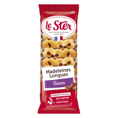 Le Ster Madeleines longues raisins - x20