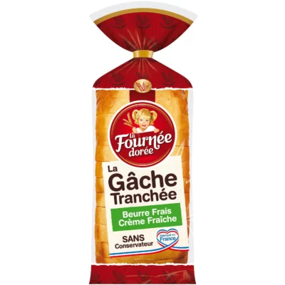 La Gâche tranchées beurre et crème - 500gr