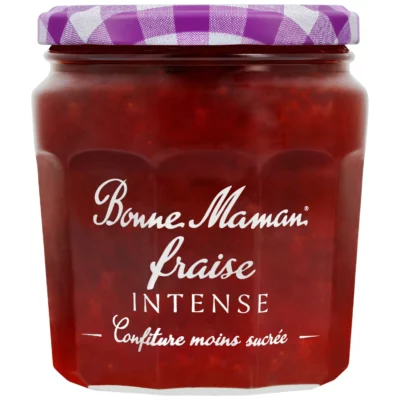 Confiture fraise intense BONNE MAMAN - 335g