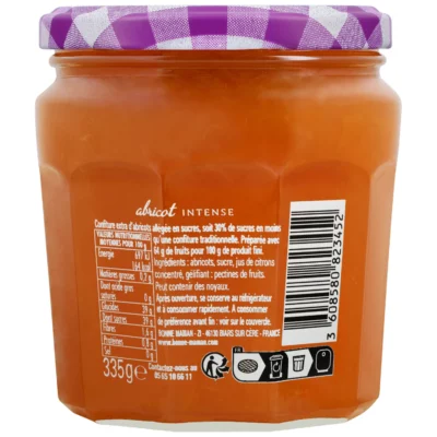 Confiture abricot intense BONNE MAMAN - 335g