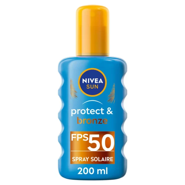 Crème Protection Solaire Spray FPS 50 Bronze NIVEA SUN - 200ml