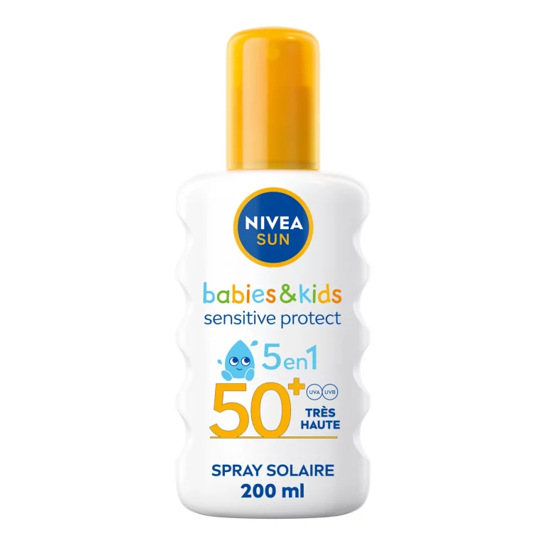 Crème Solaire Spray Bébé & Enfants FPS 50+ NIVEA SUN - 200ml