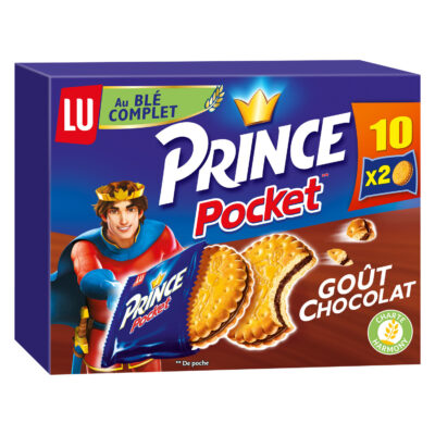 Lu Biscuits fourrés au chocolat Pocket Prince - 400g
