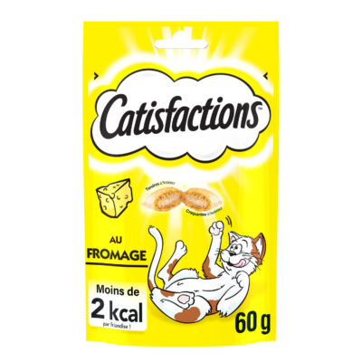 Friandise pour chat au fromage CATISFACTIONS - 60g