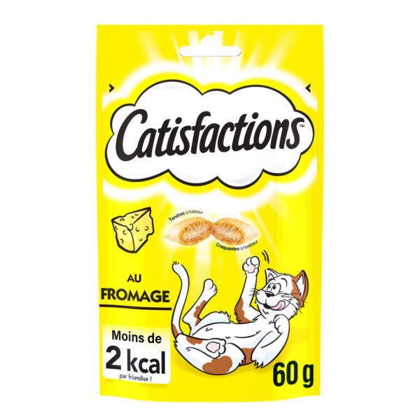 Friandise pour chat au fromage CATISFACTIONS - 60g