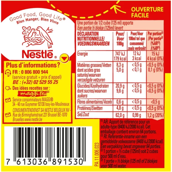 KUB OR Bouillon en cubes - x32 – Image 3