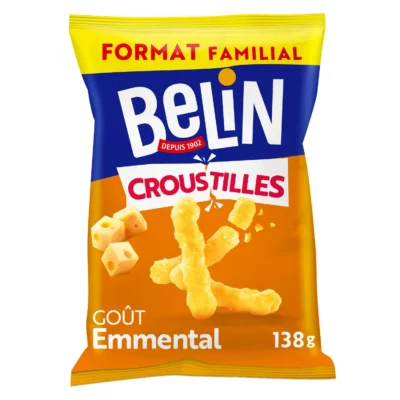 BELIN apéritifs gout emmental Croustilles - 138g