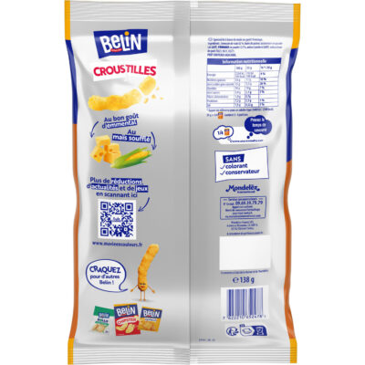 BELIN apéritifs gout emmental Croustilles - 138g