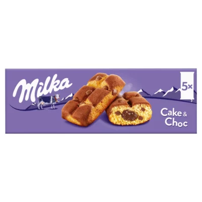 Milka Gâteaux au chocolat et aux pépites Cake & Choc - 175g