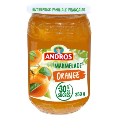 Confiture allégée oranges ANDROS - 350g