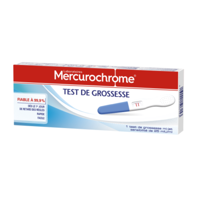 Test de grossesse urinaire Mercurochrome - 1pc