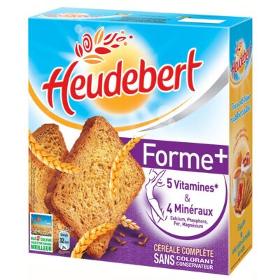 LU Biscottes aux céréales Forme+ Heudebert - 300g