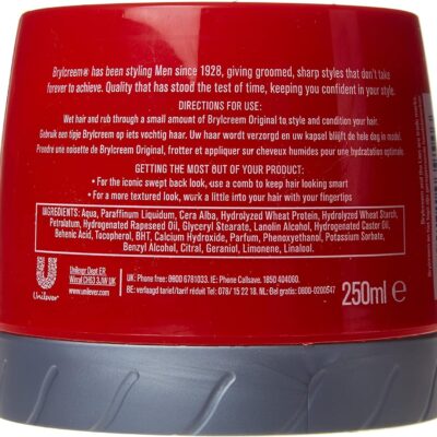 Brylcreem Original Gel pour les Cheveux - 250ml