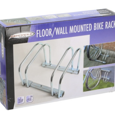 Support à vélo au sol double