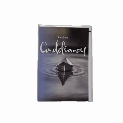 Carte de voeux - Condoléances 4
