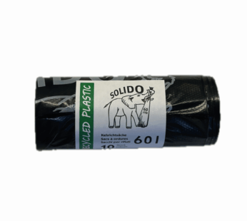 Sac poubelle non-taxé noir 60l