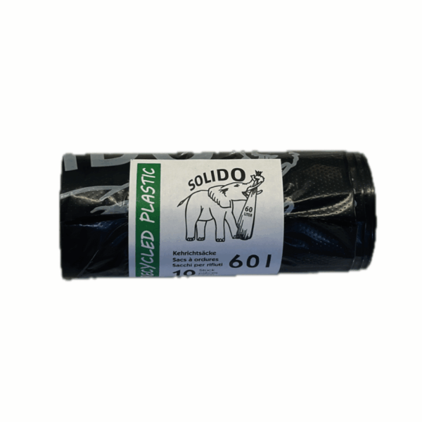 Sac poubelle non-taxé noir 60l