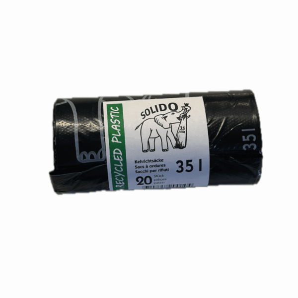 Sac poubelle non-taxé noir 35l