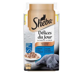 Sheba Délices du jour Poisson – 6x50g