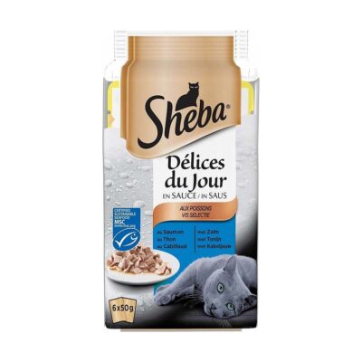 Sheba Délices du jour Poisson - 6x50g