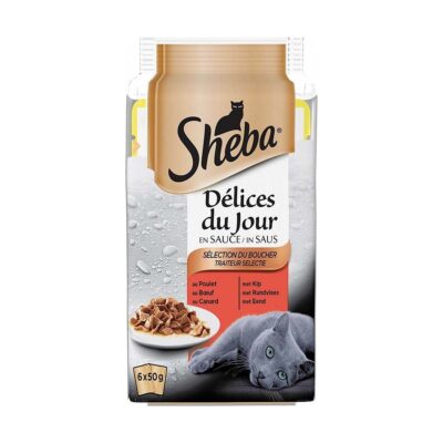 Sheba Délices du jour Viande - 6x50g