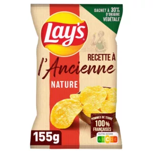 Lay's Chips à l'ancienne Nature - 155g