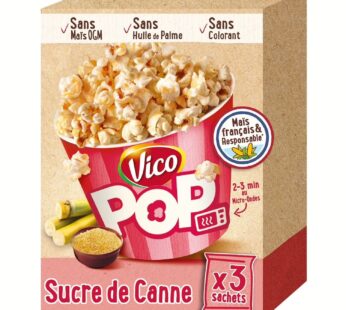 Vico Popcorn sucre de canne- 240g