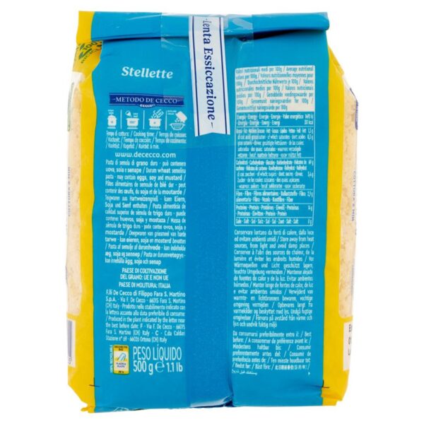 De Cecco Stellette n° 75 - 500g OS - Destockage