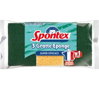 Spontex gratte-éponge super efficace – x3