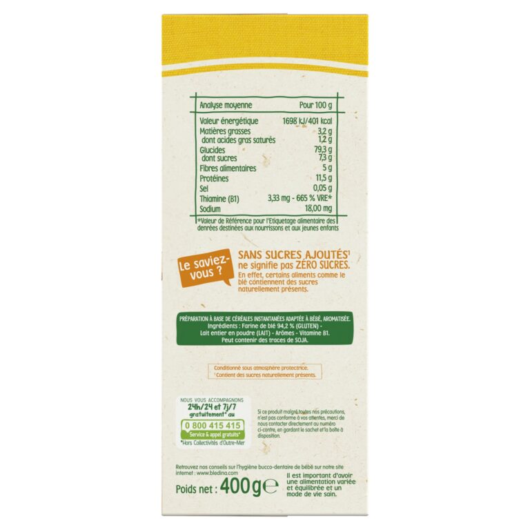Blédina Blédine Céréales Biscuit +6m - 400g