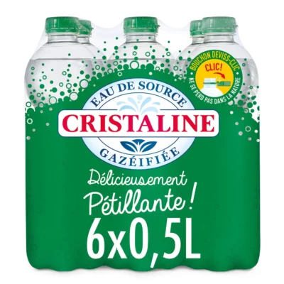 Cristalline eau gazeuse - 6x50cl