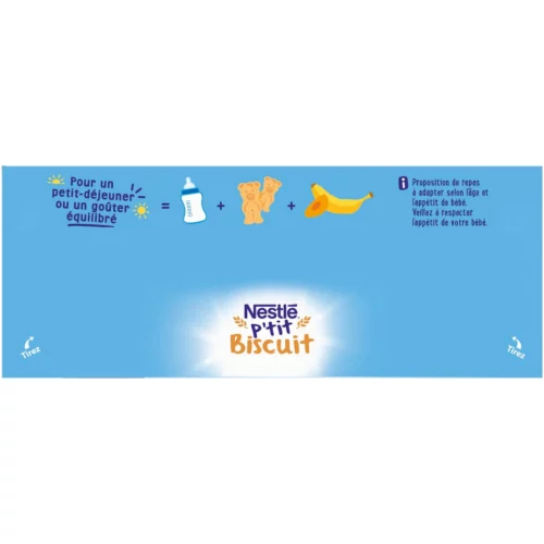 Nestlé P'tit biscuit 12 à 36 mois - 180g